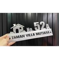 304 Stainless Steel House Number Plate 304不锈钢门牌