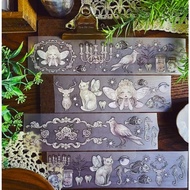 Zihling White Universe PET Tape Sticker Sample