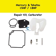 Carburetor Repair Kit for Mercury 15HP / Tohatsu 15HP & 18HP / Hidea 20HP - 3G2-87122-0