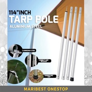 280CM Height Tarp Pole 6061 Aluminum steel/CAMPING TENT/TARP ALUMINIUM POLE SUPPORT AWNING FRAME TAR