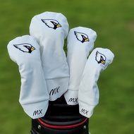 Golf Club Headcover Wood Driver Fairway Hybrid 1 3 5 UT Blade Putter Eagle Embroidery Leather Cover 