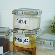 Hawaii Spice Jar Set of 6 Grey (J490)
