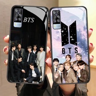 CK-46 BTS ARMY BT21 HD Glass Casing for VIVO Y51 V21E Y31 Y52 V21S V21 V20 Y53S
