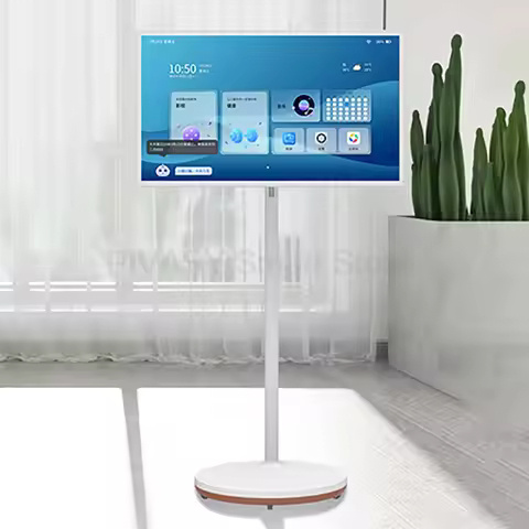 Touch Screen 21.5/31.5 Inch Smart TV Rotatable Movable Monitor for Fitness Gaming interactive with F