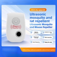 Ultrasonic Smart Frequency Conversion Pest Repeller | Dual Speaker Mosquito Rat Roach Fly Repellent