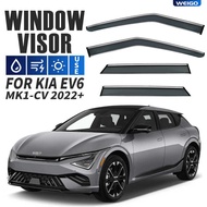 Suitable for Kia EV6 Rainproof Rainproof Sun visor 기아 Kia EV6 Window visor