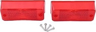 2X Rear Tail Light Lens 6672276 Compatible with Bobcat Skid Steer Loader 553 751 753 763 773 863 864