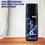 Minyak Wangi* Posh Men Perfumed Body Spray* Cool Blue* 150ml