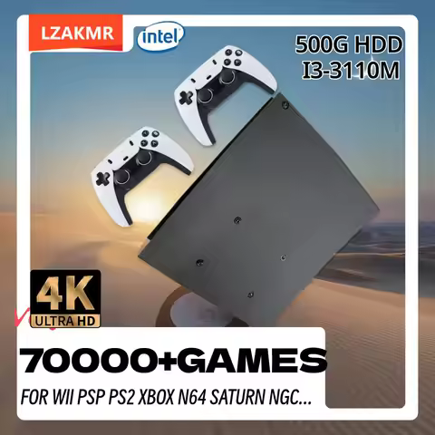 BS5 60+Emulators 500G/1TB Retro Game Console Multi-Platform Compatibility Win11 I3-3110M 70000+Games