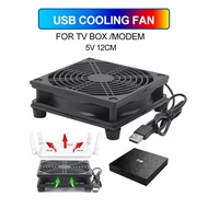 【🇲🇾Local Ready Stock】Silent USB Cooling Fan With Stand For TV Box / Router / Modem / Portable WiFi Modem