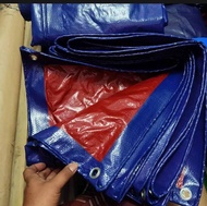 Terpal Tebal A20 Korea 6x6 6x7 6x8 6x9 6x10 10x10 10x15 10x20 Meter. Warna Biru Orange