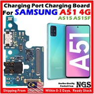 ORIGINAL Charging Port Charging Board with Earphone Jack For SAMSUNG Galaxy A51 4G A515 A515F with O
