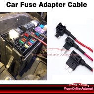 Car Motor Fuse Blade Style Fuse Adapter Cable Add-A-Circuit Fuse Holder