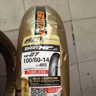 FDR TUBELESS SPORT MP27 SC OUTER TIRES FOR AUTOMATIC MOTORCYCLE TUBLES SIZE 90/80; 100/80 Ring 14