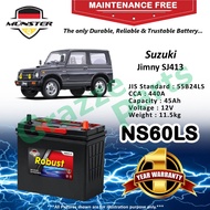 Münster Robust MF CMF NS60LS | 55B24LS (45AH) Car Battery Bateri Kereta for Suzuki Jimny Jimmy SJ413