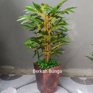 Bambu artificial 70cm- Bambu plastik- bambu artificial murah- Pohon bambu hiasan dekorasi rumah