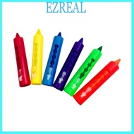 EZR 6 Color Easy to Grip Crayon Washable Crayons with Pen Holder For Kids Toddler Aged 3 Doodling Ar