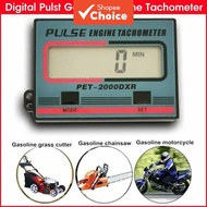 Induction Chainsaw Tachometer Engine Tach Gauge High RPM Motorcycle Tachometer