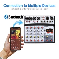 Mixer Audio Amplifier Bluetooth Wireles Usb Mini Karaoke Podcast