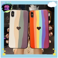 🎪Casing Xiaomi Redmi Note 10 9 9s 8 7 Pro Poco X3 Nfc K20 K30 K40 Pro Mi A3 lite Colorful rainbow So