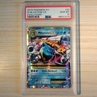 Game card Pokémon M Blastoise EX XY Evolutions 22 108 Full Art Ultra Rare Pokemon Card Mega Rùa nước