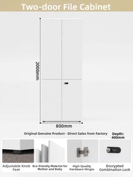 Lockable Wooden Filing Tall Cabinet