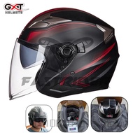 GXT Motorcycle Helmet DOT Certified Electric vehicle Double Lens Helmet open Face Motorbike Helmet G