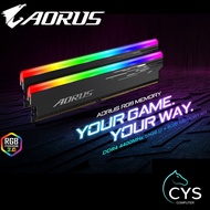 AORUS RGB MEMORY 2X 8GB DDR4 3333/3733/4400MHz GAMING PERFORMANCE RAM (16GB KIT)
