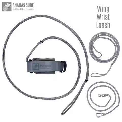 Ananas Surf Wrist Cuff And Carabiner Wing Bungee Leash