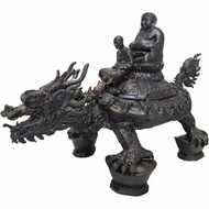 Sangkachai & 龙婆柳 骑神龟佛像 招财旺财 镇宅护佑 Lp Liew Dragon Turtle Bucha 龍婆柳招財神龜金身供奉型（正庙恭请）