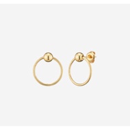 Poh Heng Jewellery 22K Gold Hoop Earrings [Price By Weight]