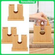 Bagel Slicer Holder Bamboo Bagel Cutter Slicer Smooth Bagel Slicer Multifunctional Bagel Cutter for 