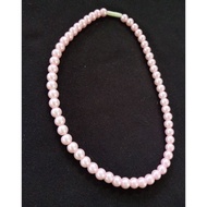 Pink Pearl Necklace 粉色珍珠项链