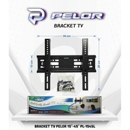 PELOR TV BRACKET 15"-45" 45"-75" flexible universal top and bottom motion tipi BRACKET for all TV br