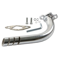 FVRITO Mini Bicycle Exhaust Pipe Kit for Iron Blood Warrior 212cc 224cc 196cc Coleman CT200U BT200X 