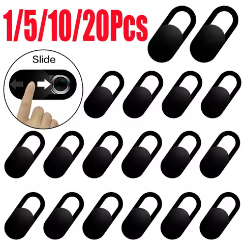 1-20pcs WebCam Cover Phone antispy Universal Webcam Cover Shutter Magnet for ipad iphone Laptops PC 