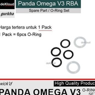 O-Ring Set For Panda Omega V3 Rba | Karet Seal Sil Oring