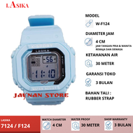 Jam Tangan COWOK/CEWEK REMAJA dan DEWASA Lasika Digital ORIGINAL F124A/124/W-F124A Jam Tangan Tahan