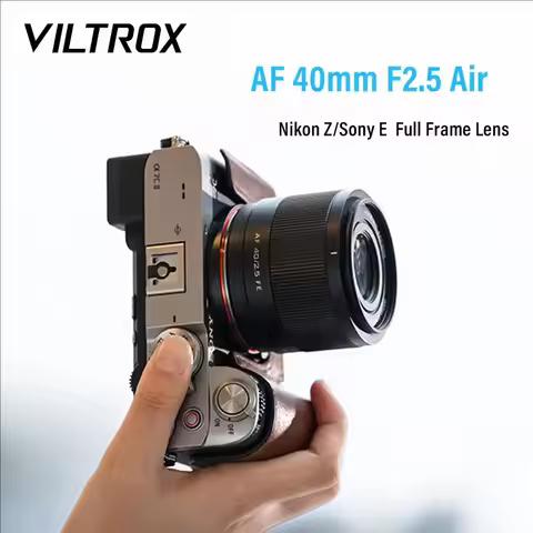 VILTROX 40mm F2.5 Full Frame Auto Focus Lens for Nikon Z Sony E Camera Mount - Portrait Vlog Lens fo