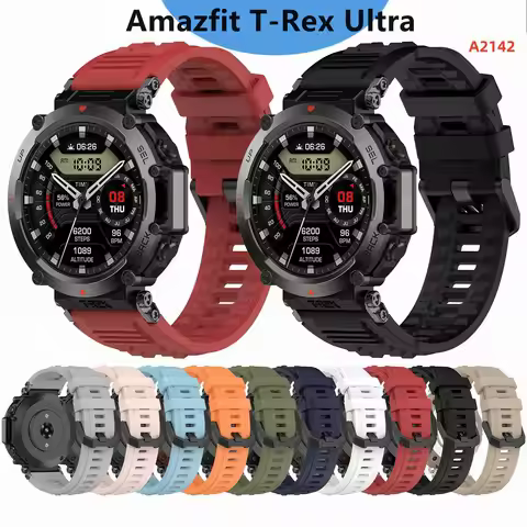 Smart Watch Band For Huami Amazfit T-rex Ultra Replacement Silicone Strap Bracelet For Amazfit T Rex