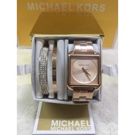 MK SQUARE FACE SET WATCH-MICHAEL KORS WATCH
