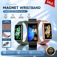 NEW-Huawei Band 7 Milan Magnetic Loop Strap / Smart Wristband / Metal Wrist Strap Replacement Bracel