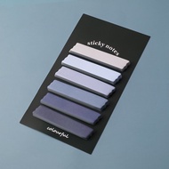 120แผ่น Morandi Color Label Sticky Notes Lovely Portable Index Label Stickers