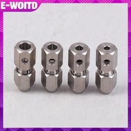 E-WOITD 1Set Flexible Coupling Stainless Steel Flex Collet Coupler 3.17/4/5/6MM For Model Electric B