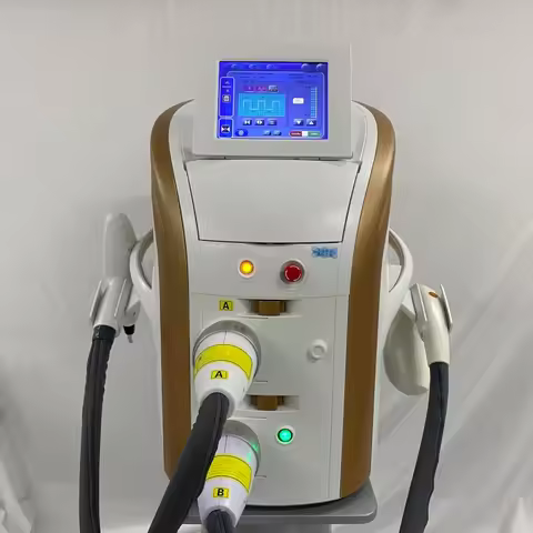 Beauty Model M22 IPL Laser Hair Removal Machine OPT Skin Rejuvenation E-Light Q-switch ND YAG Tattoo