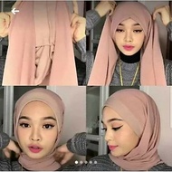 🔥HOT ITEM🔥shawl turban/shawl malas/shawl inner tengah/instant shawl viral🔥🔥readystock