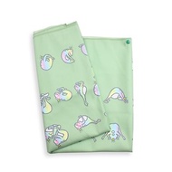 【NEW】AKUMA RAINBOW蛙-瑜珈冥想運動鋪巾-抹綠彩虹