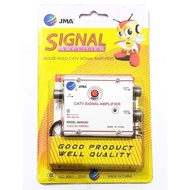 Booster 2 jalur way 20 db plus Splitter Penjernih dan Penguat Sinyal Antena TV Digital