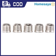 [Homesaya] 5x E27 to E14 Lamp Holder Converter Socket Light Bulb Lamp Holder Adapter Plug