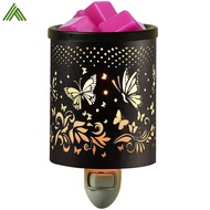 Metal Wax Warmer Plug in Electric Wax Burner Essential Oil Fragrance Burner Night Light Heat Resista
